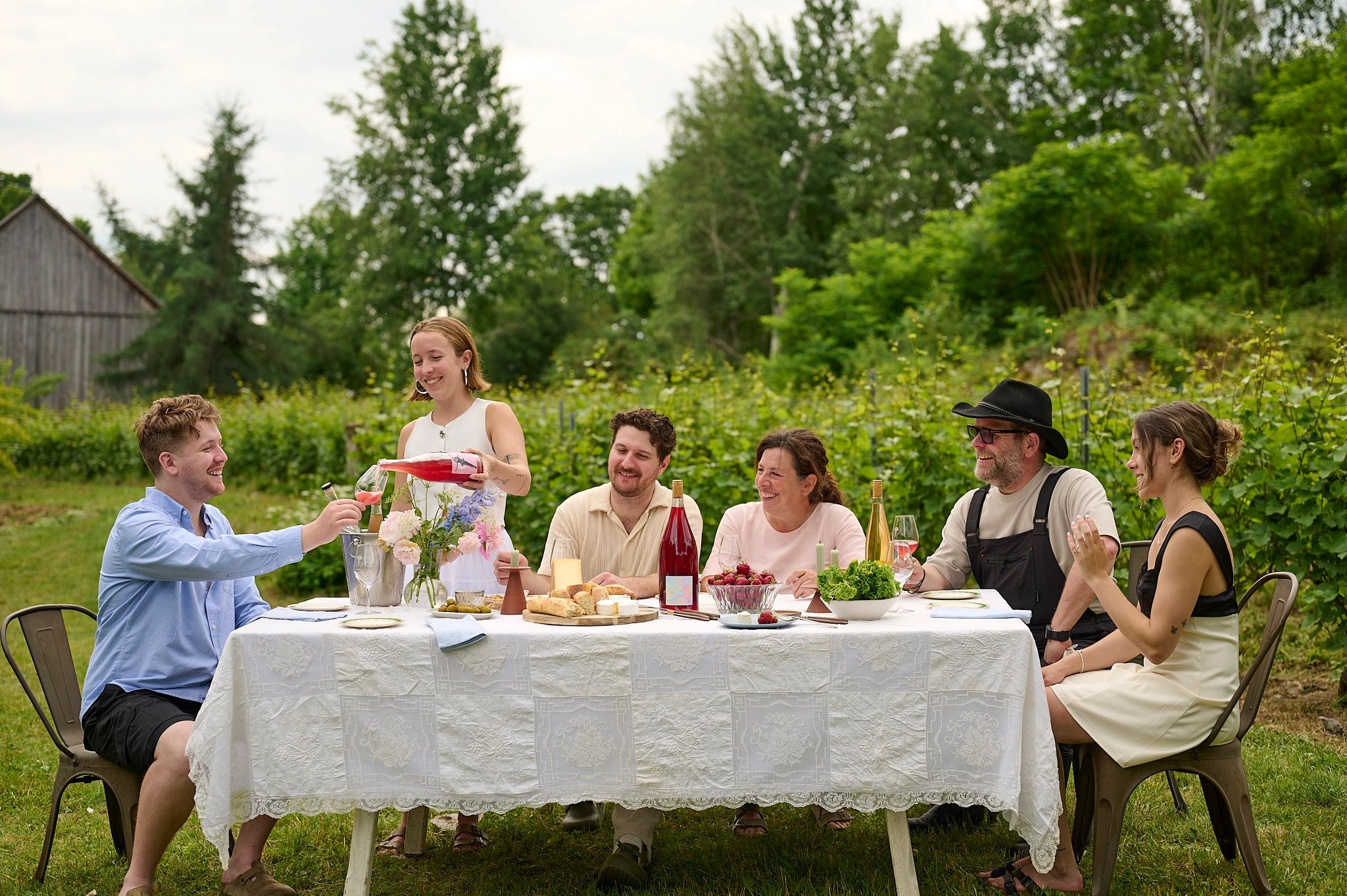 Dégustation en plein air